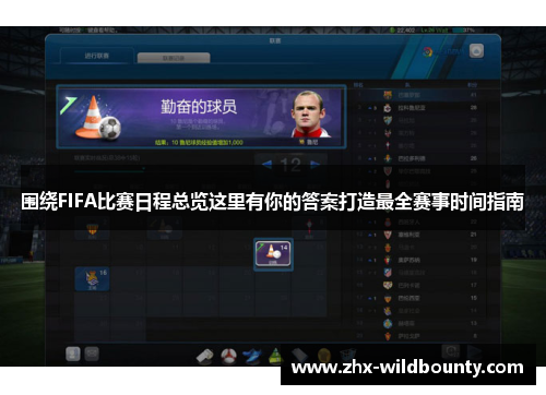 围绕FIFA比赛日程总览这里有你的答案打造最全赛事时间指南 围绕FIFA比赛日程总览这里有你的答案打造最全赛事时间指南